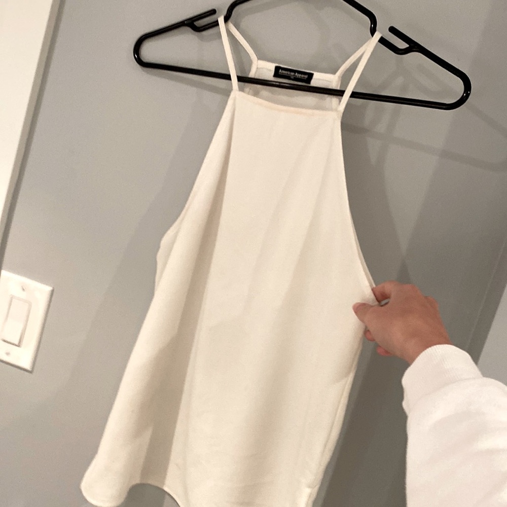 White American apparel full length sleeveless top